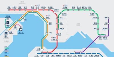 Causeway bay MTR stacioni hartë
