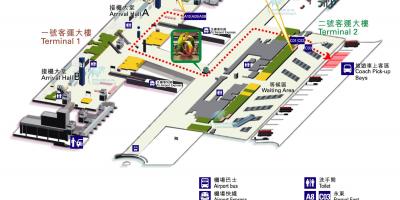Harta e Hong Kong aeroport