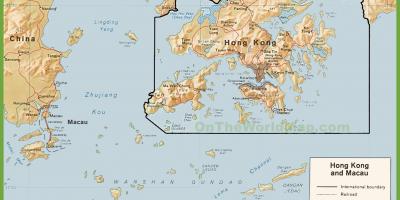 Hartë politike të Hong Kong
