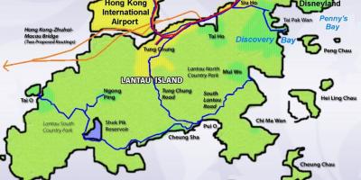 Lantau island Hong Kong hartë