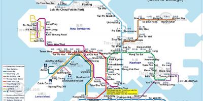 Metro hartë Hong Kong
