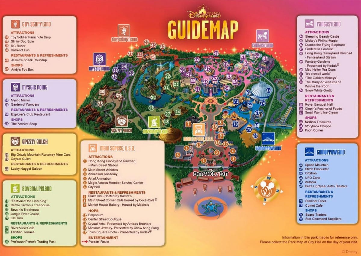 HK Disneyland hartë