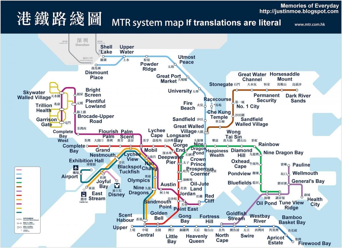 Hongkong metro hartë
