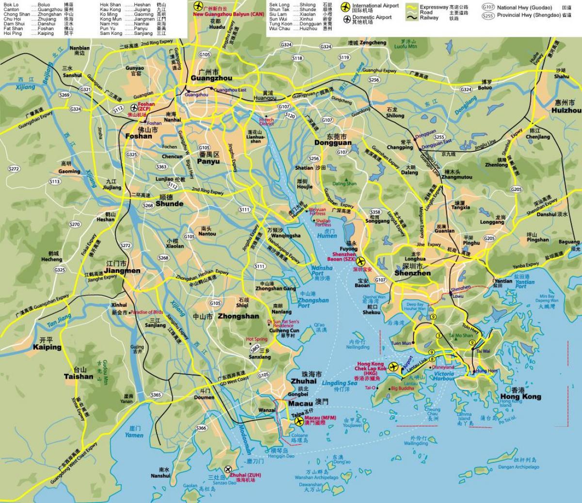 hartën e rrugës së Hong Kongut