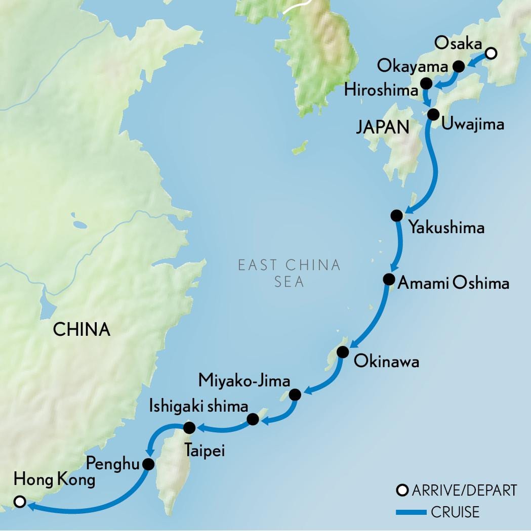 harta e Hong Kong dhe japoni
