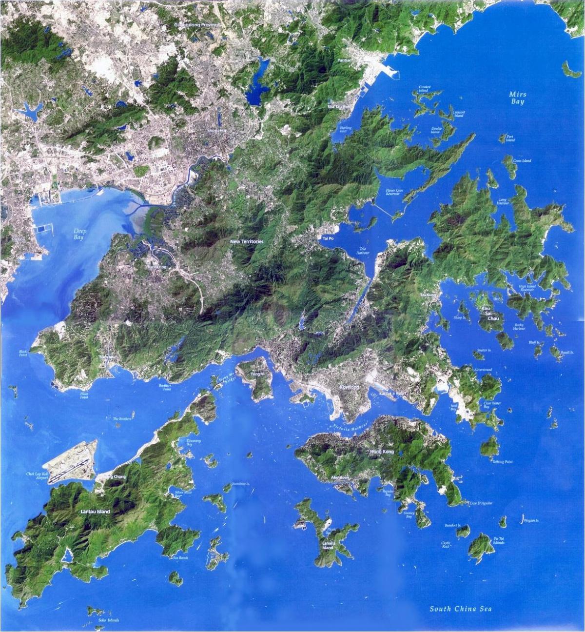 sateliti map Hong Kong
