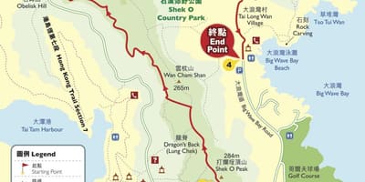 Ecja në hartë Hong Kong