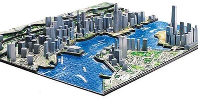 3d harta e Hong Kong