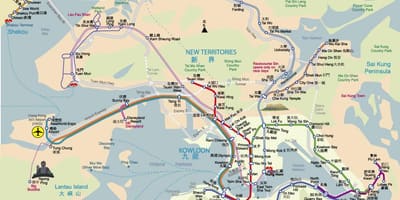 Hong Kong në një hartë