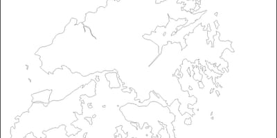 Hong Kong hartën skicë