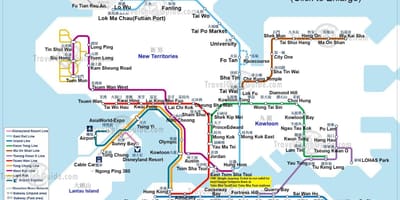 Metro hartë Hong Kong