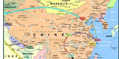 Shangai për në Hong Kong hartë