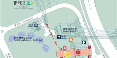 Tung Chung linjë MTR hartë